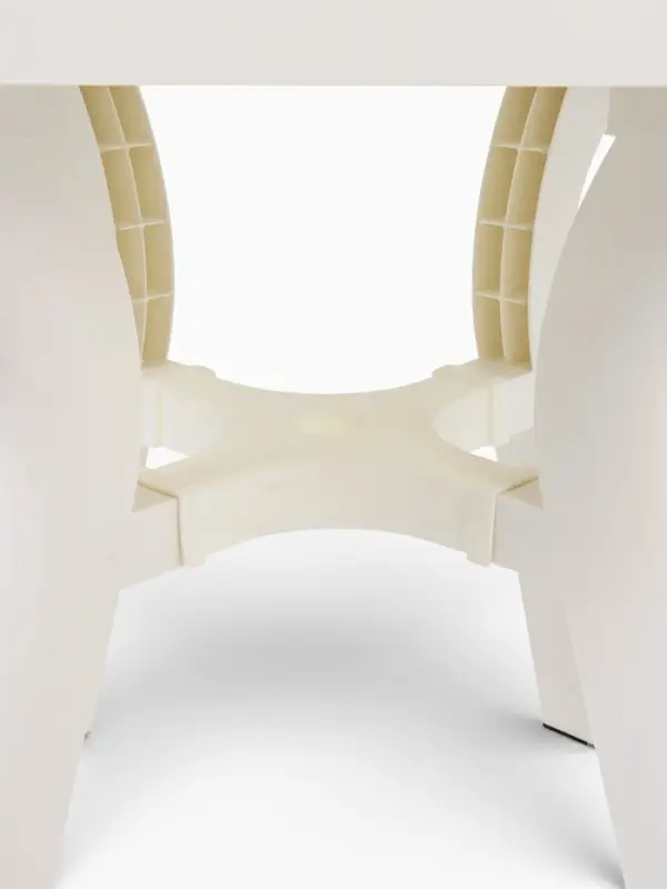 Стол садовый &laquo;Атлант&raquo;, 80&times;80&times;76.5 см, квадратный, пластиковый, белый