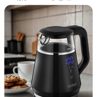 Чайник электрический с терморегулятором КТ-6696 - 1 л