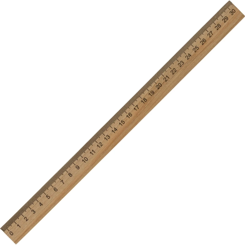 Линейка деревянная 30см, лд30