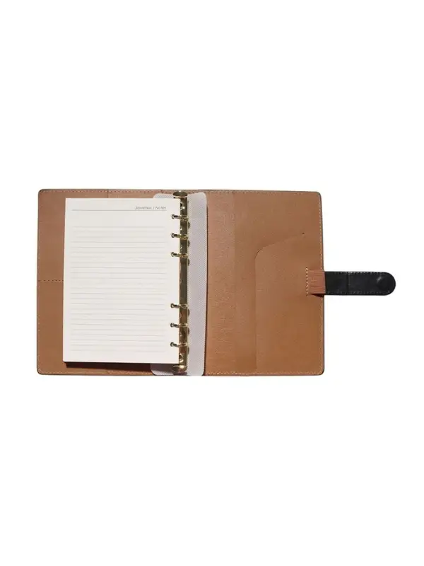 Органайзер на кольцах, C6, с хлястиком, 80л, линия, к/зам, Черный Органайзер на кольцах, C6, с хлястиком, 80л, линия, к/зам, Черный