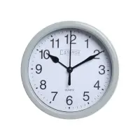 Часы настенные классические &laquo;Соломон&raquo;, бесшумные, плавный ход, d=15 см, серебристые, от батарейки 1&times;АА