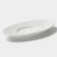 Блюдце Hanna Kn&ouml;vell, к соуснику 100 мл, фарфор, белое