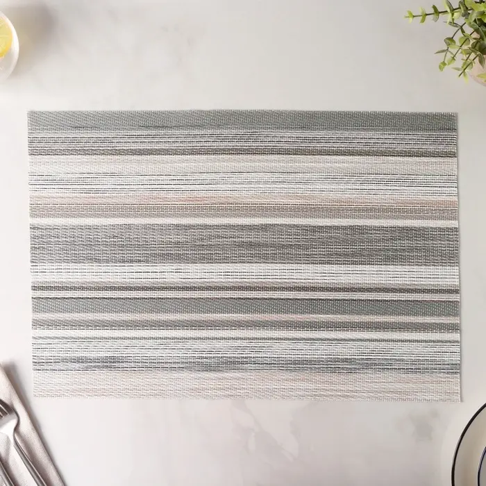 Салфетка сервировочная на стол &laquo;Дождь&raquo;, 45&times;30 см, бежевая