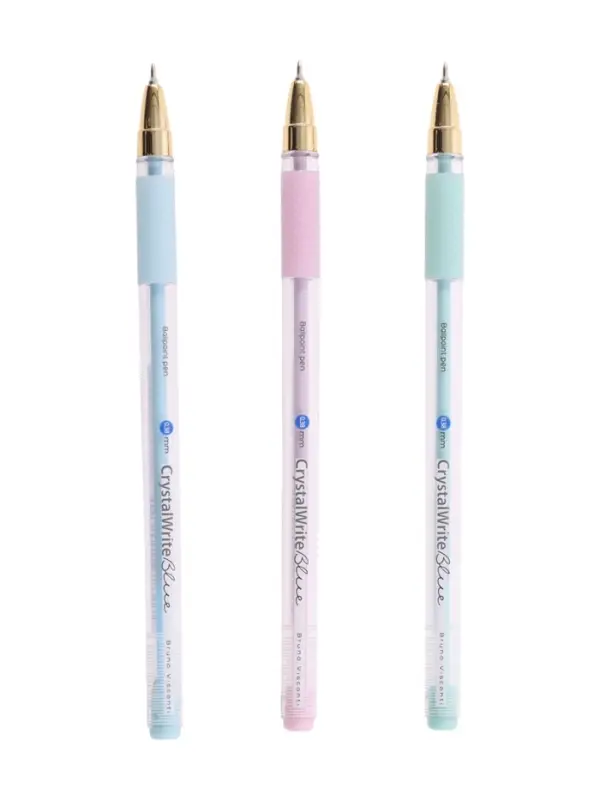 Ручка шариковая BrunoVisconti. CrystalWrite.Zefir, 0.38 мм стержень синий, МИКС Ручка шариковая BrunoVisconti. CrystalWrite.Zefir, 0.38 мм стержень синий, МИКС