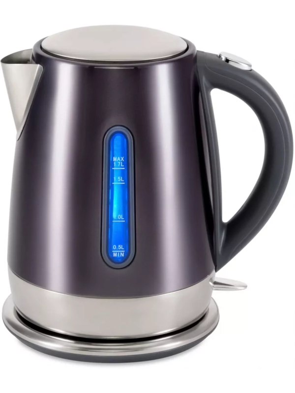 Чайник HYK-S7777 1,7л 2200Вт графит (металл) Чайник HYK-S7777 1,7л 2200Вт графит (металл)