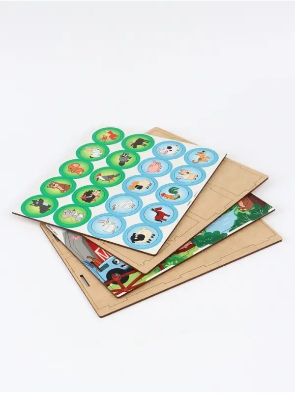 Сортер &laquo;Животные леса и фермы&raquo; Синий трактор