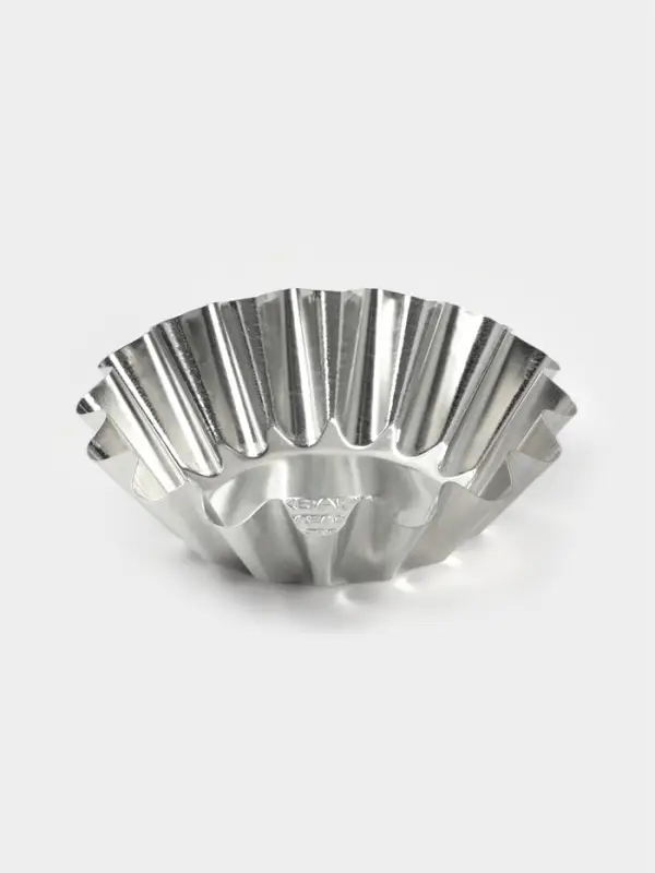 Форма для выпечки кекса, d=8.9 см, h=2.7 см, жесть, серебристая