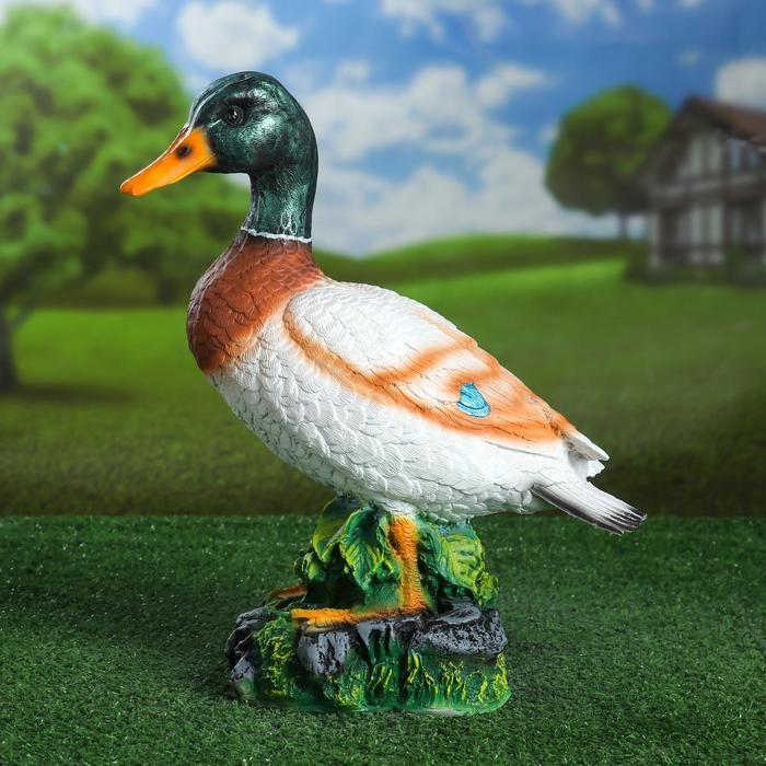 Садовая фигура Садовая фигура "Селезень" большой 29х18х35см