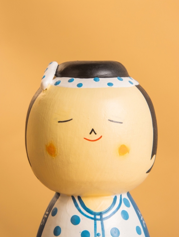 Деревянная кукла кокеши Деревянная кукла кокеши "Хару" 7х7,5х15 см