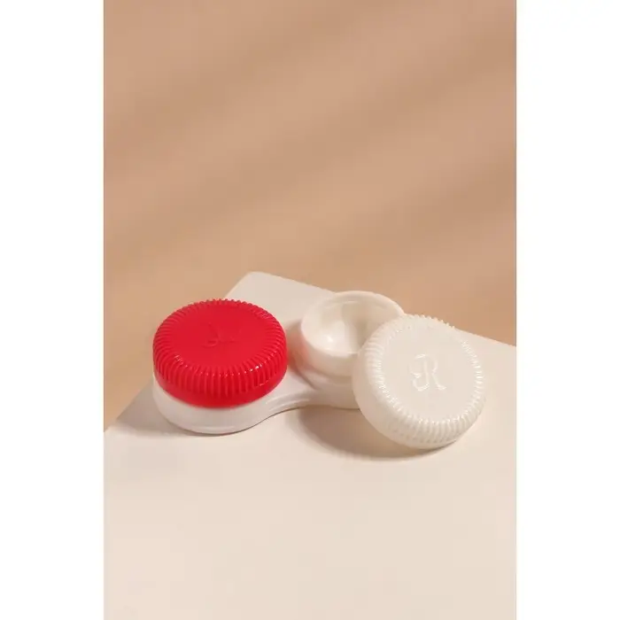 Контейнер д/контакт линз 6*2,8см Ребристый (наб 20шт цена за наб)  за набор МИКС ОТ