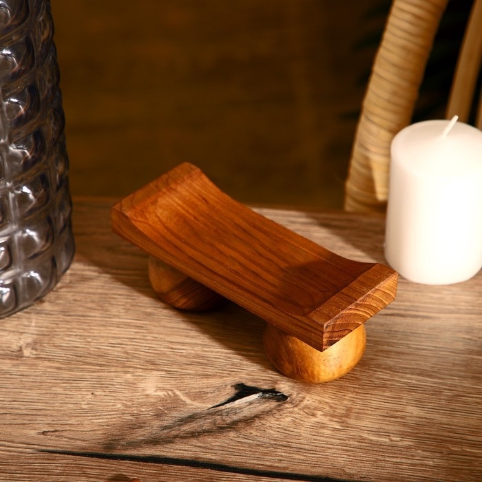 Баночки для специй "Соль, перец" 15х6х7 см, тиковое дерево