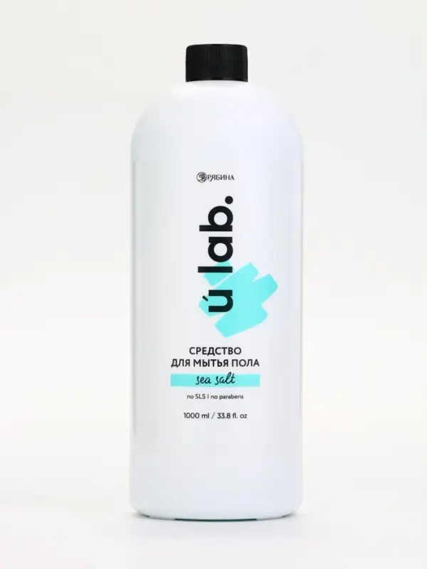 Средство для мытья пола, аромат морская соль, 1000 мл, ULAB Средство для мытья пола, аромат морская соль, 1000 мл, ULAB