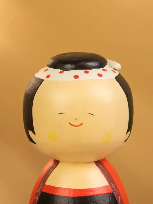 Деревянная кукла кокеши "Ямато" 7х7,5х15 см