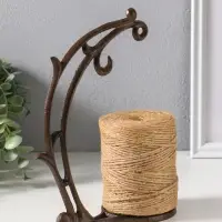 Фигурка - катушка для ниток чугун &laquo;Ветвь&raquo;, с ножницами, 16.5&times;8.5&times;23.5 см