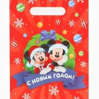Пакет подарочный полиэтиленовый набор 10 шт., &laquo;С Новым годом&raquo;