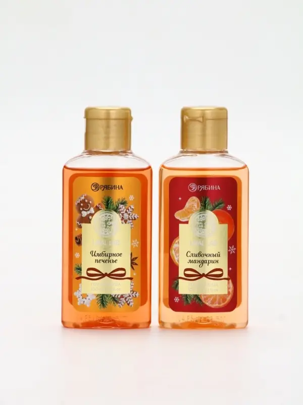 URAL LAB Арома Саунд Набор два геля для душа, 2х100 и мочалка для тела, мандарин и тыква URAL LAB Арома Саунд Набор два геля для душа, 2х100 и мочалка для тела, мандарин и тыква