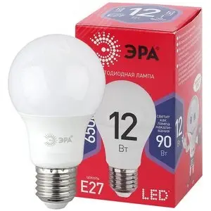 Лампа светодиодная LED 12 Вт 960Лм 6500К груша холодный E27 220-240В LED A60-12W-865-E27 Red Line