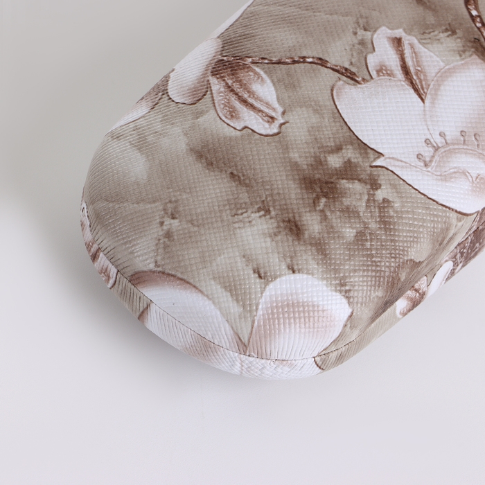 Футляр для очков на хлопушке, длина 16 см, цвет коричневый Футляр для очков на хлопушке, длина 16 см, цвет коричневый