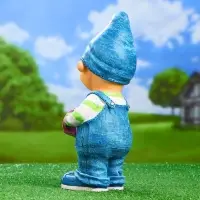 Садовая фигура из полистоуна &laquo;Мальчик-гном с лейкой&raquo;, 33&times;13&times;13 см
