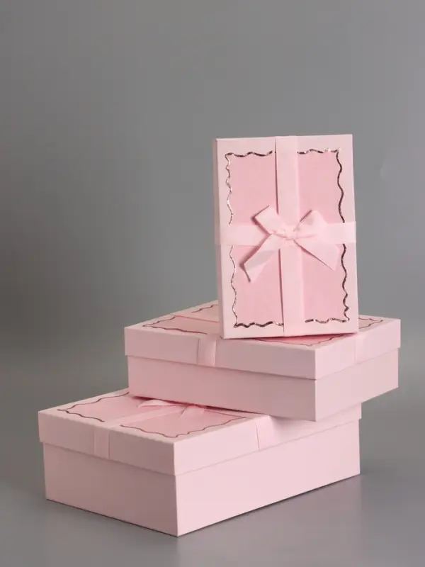 Наборок коробок 3 в 1 прямоугольные 33.5*25*11.5 29*21*9 24.5*17*6.5 см