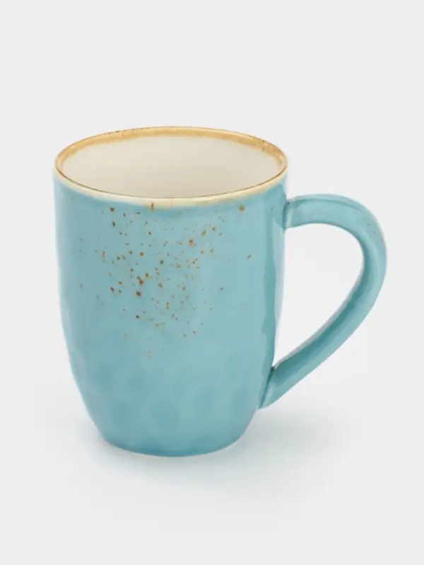 Кружка Magistro &laquo;Церера&raquo;, 400 мл, фарфор, голубая