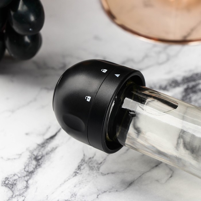 Пробка вакуумная для шампанского Доляна «Блеки», 5×5×6 см, цвет чёрный Пробка вакуумная для шампанского Доляна «Блеки», 5×5×6 см, цвет чёрный