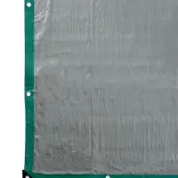 Тент защитный, 6&times;4 м, плотность 60 г/м&sup2;, УФ, люверсы шаг 1 м, МИКС