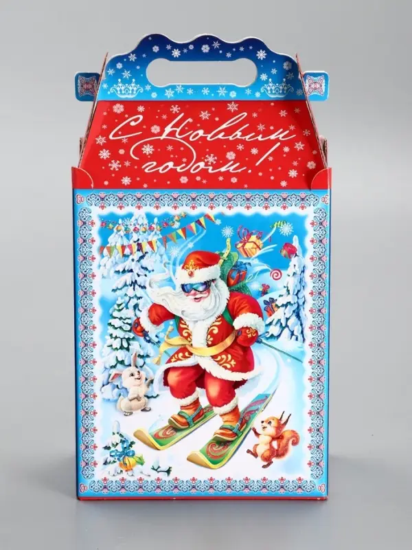 Подарочная новогодняя коробка «Олимпиада», для сладких подарков, 17.8×10×32.5 см Подарочная новогодняя коробка «Олимпиада», для сладких подарков, 17.8×10×32.5 см