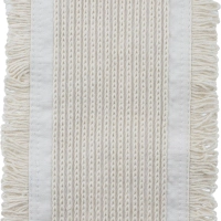 Насадка МОП Luscan 40x11см х/б тафтинг карман/ухо бежевая