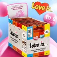 Освежающие конфеты Love is, со вкусом морской соли и маракуйи в блистере, 10.8 г