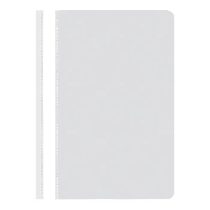 Папка-скоросшиватель Calligrata, А4, 120 мкм, белая, прозрачный верх Папка-скоросшиватель Calligrata, А4, 120 мкм, белая, прозрачный верх