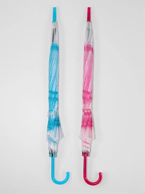 Зонт - трость полуавтоматический &laquo;Париж&raquo;, 8 спиц, R=46/55 см, d=92 см, рисунок МИКС