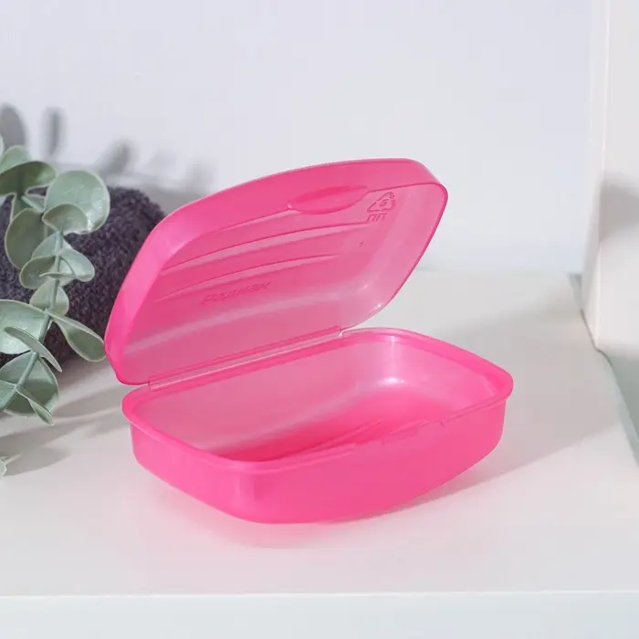 Мыльница с крышкой Радиан «Дорожная», пластик, 10×7×4.5 см, МИКС Мыльница с крышкой Радиан «Дорожная», пластик, 10×7×4.5 см, МИКС