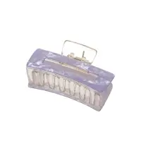 Краб для волос "Кимберли" прямой, 8х4 см, микс