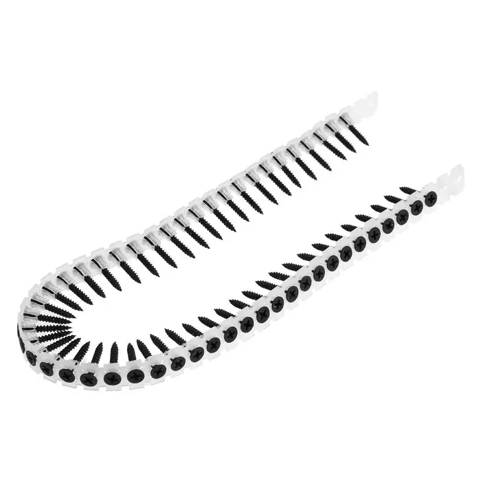 Лента с саморезами ТУНДРА, для насадки на шуруповерт, 50 саморезов, 3.5&times;25 мм