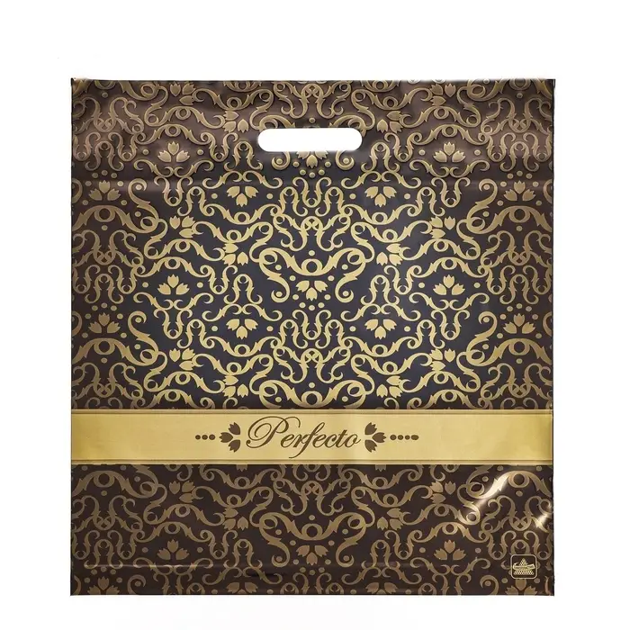 Пакет &laquo;Перфекто Бисмарк&raquo;, полиэтиленовый с вырубной ручкой, 90 мкм 42&times;48 см