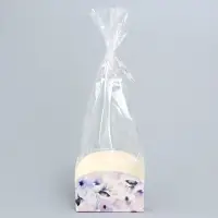 Пакет подарочный с коробкой, упаковка, &laquo;Цветы&raquo;, 12&times;12&times;40 см