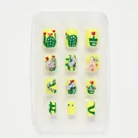 Детские накладные ногти &laquo;Мишка&raquo;, 12 шт.