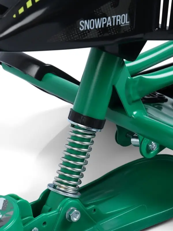 Снегокат Snowpatrol, со спинкой, зелёный, СНД2/SP3 Nika Kids
