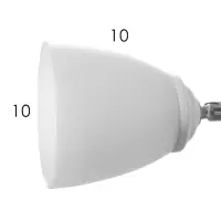 Бра BayerLux 4112/1, 1&times;40 Вт, E27, 11&times;18&times;19.5 см белое