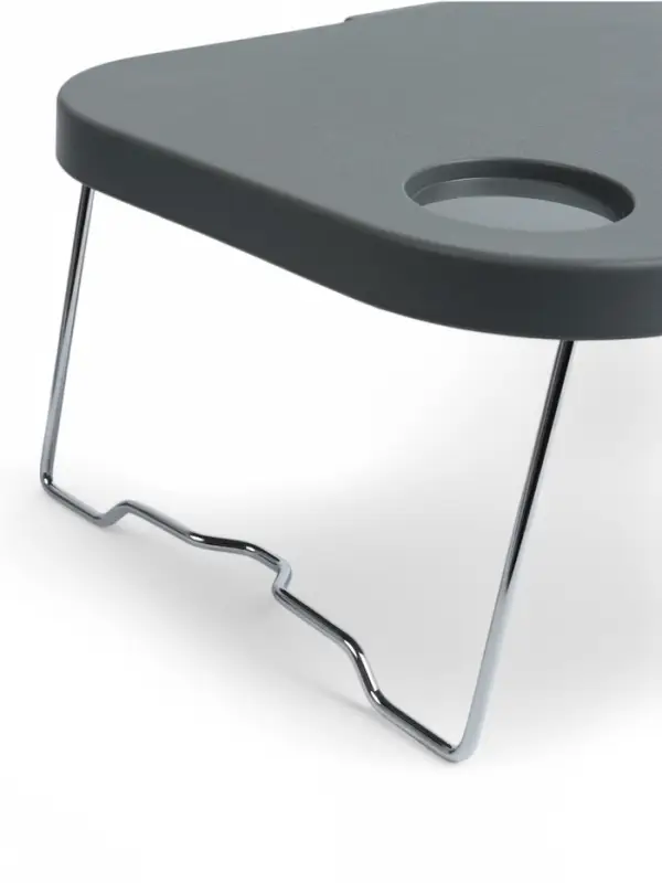 Корзина - столик maclay 2 в 1, складная, 47&times;28.5&times;23.5 см, серая