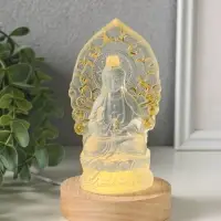 Фигурка светящаяся &laquo;Гуань Инь&raquo;, акрил, от USB, 8&times;8&times;14 см