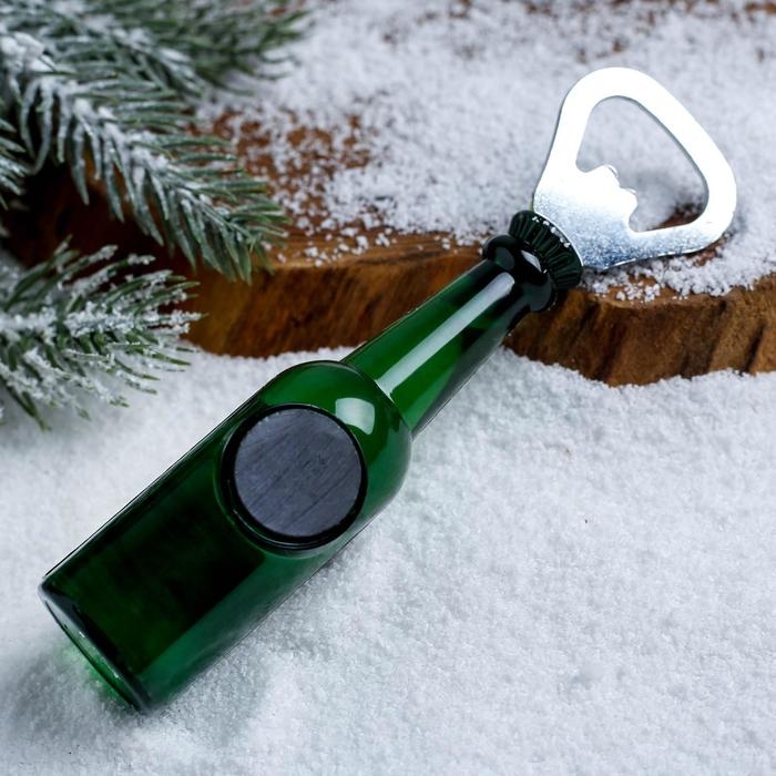 Новогодний магнит-открывашка «Новый год: Больших открытий», 4,3 х 14 х 4,3