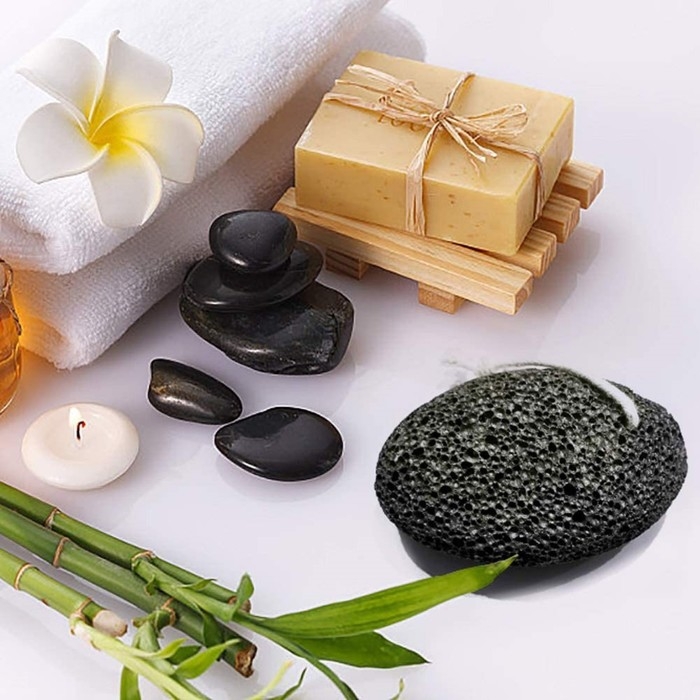 Натуральная пемза для педикюра, с подвесом, 9,5 × 7 см, цвет коричневый Натуральная пемза для педикюра, с подвесом, 9,5 × 7 см, цвет коричневый