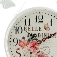 Часы настенные двусторонние &laquo;Птичка на ветке&raquo;, подвес, d=23 см, белые