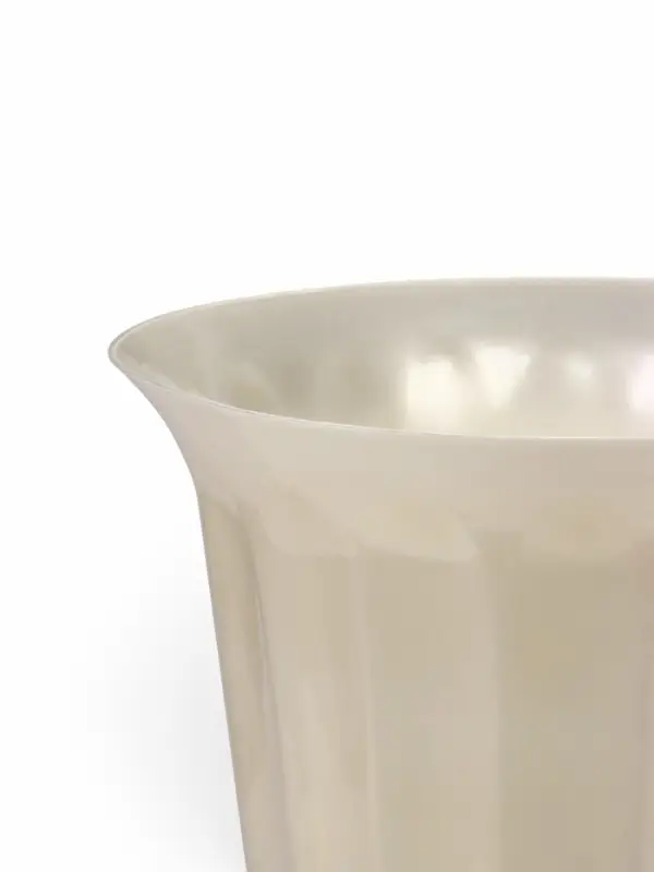 Ваза для цветов, 17 л, d=29 см, h=52 см, пластиковая, белая