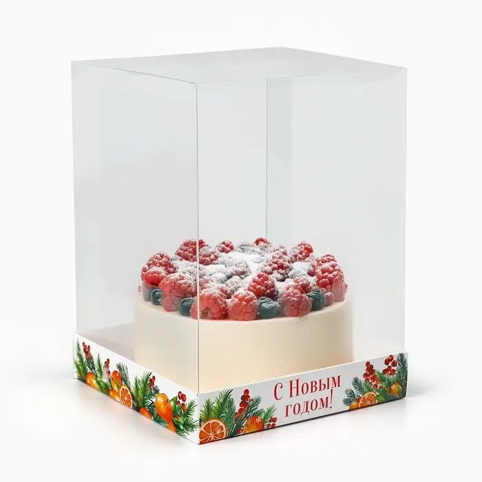 Коробка для кондитерских изделий &laquo;Новый год: Аромат праздника&raquo;, 15&times;15&times;20 см