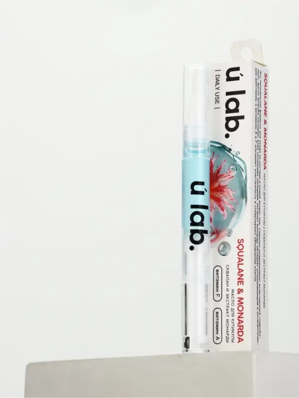 Масло для кутикулы в карандаше со скваланом и экстрактом монарды, URAL LAB