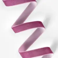 Лента бархатная, 15 мм, 18&plusmn;1 м, сиреневая №199