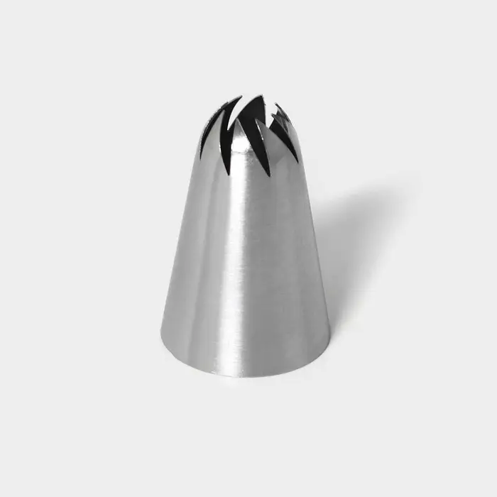 Насадка кондитерская «Закрытая роза», d=3 см, выход 0,9 см, нержавеющая сталь